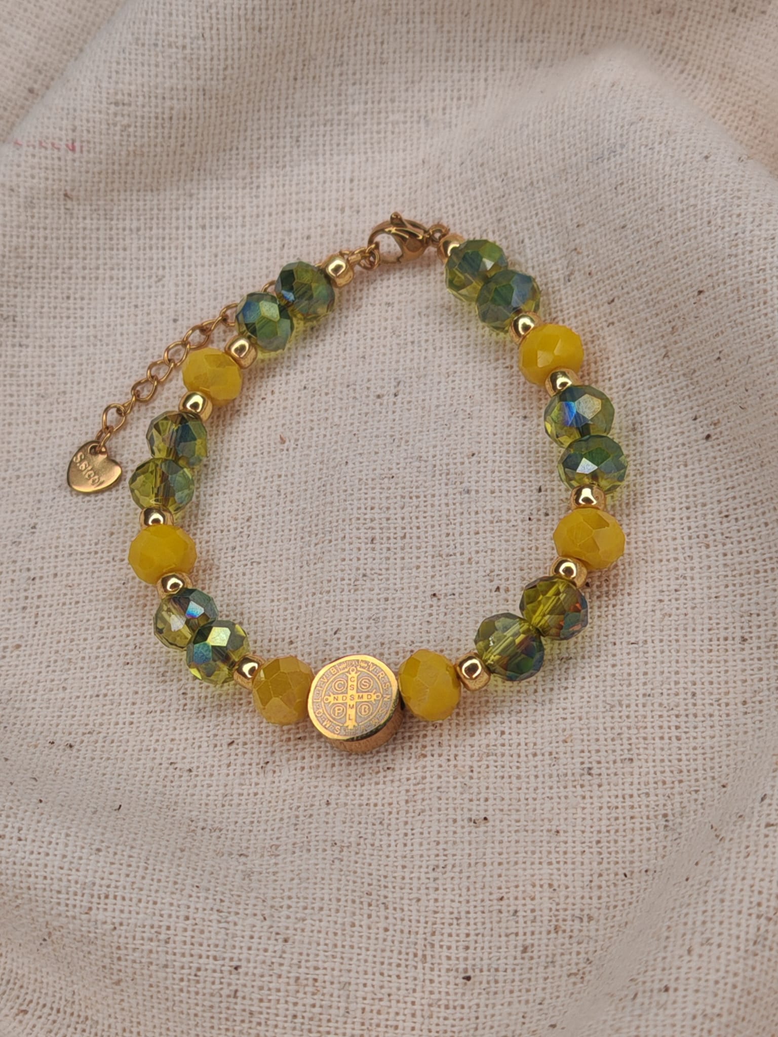 St. Benedict Olive Crystal